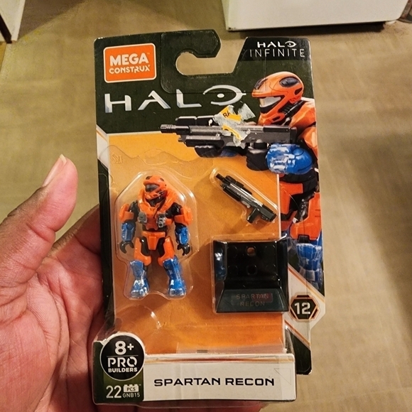 MEGA CONSTRUX HALO INFINITE SPARTAN RECON HALO HEROES SERIES 12 GNB15 NEW - Picture 1 of 3